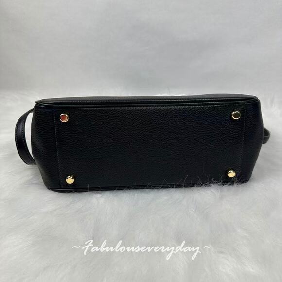 Coach Savannah Carryall Bag Crossbody In Leather/Gold/Black CAL56 NWT - Picture 6 of 7